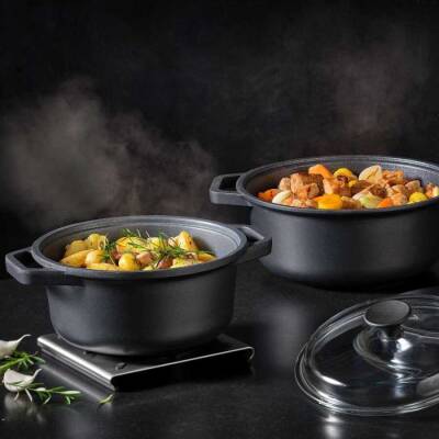 Rösle Cadini Yapışmaz Tencere ProResist 20 cm 91761 - 4