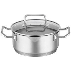 Rösle Expertiso Kısa Tencere Paslanmaz Çelik 20 cm 91944 - SEPETTE EKSTRA %20 İNDİRİM