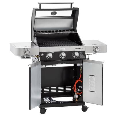 Rösle Videro G3-S Vario Gazlı Barbekü İstasyonu Siyah 25530 - 3