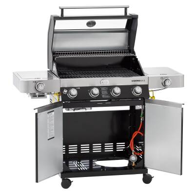 Rösle Videro G4-S Vario Gazlı Barbekü İstasyonu Siyah - 3