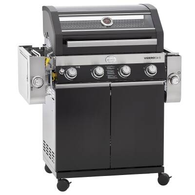 Rösle Videro G4-S Vario Gazlı Barbekü İstasyonu Siyah - 4