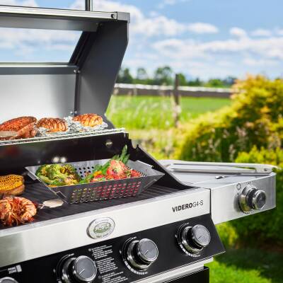 Rösle Videro G4-S Vario Gazlı Barbekü İstasyonu Siyah - 5