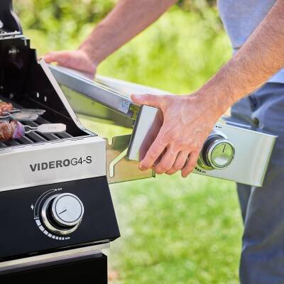 Rösle Videro G4-S Vario Gazlı Barbekü İstasyonu Siyah - 6