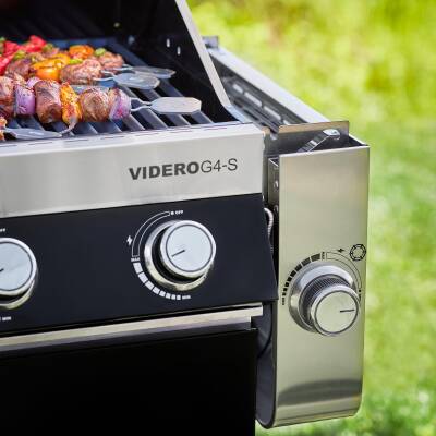 Rösle Videro G4-S Vario Gazlı Barbekü İstasyonu Siyah - 7