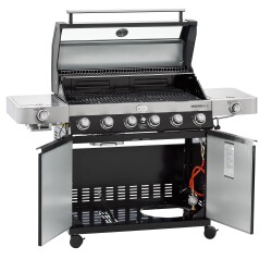 Rösle Videro G6-S Vario Gazlı Barbekü İstasyonu Siyah - 3