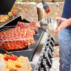 Rösle Videro G6-S Vario Gazlı Barbekü İstasyonu Siyah - 7