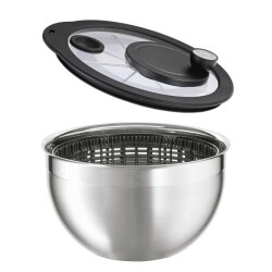 Salata Kurutucu Cam Kapaklı 24 cm - 2