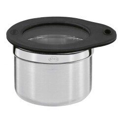 Rösle Silikon ve Cam Kapaklı Saklama Kabı Paslanmaz Çelik 0,3 Lt 16553 - SEPETTE EKSTRA %10 İNDİRİM