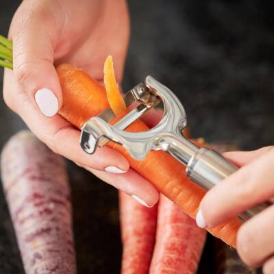 Rösle Soyma Bıçağı Çarpraz Paslanmaz Çelik 19 cm - 2